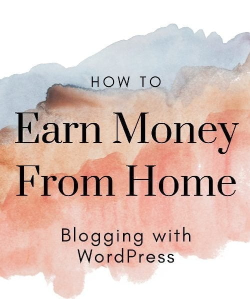 How To Earn Money From Home Blogging with WordPress