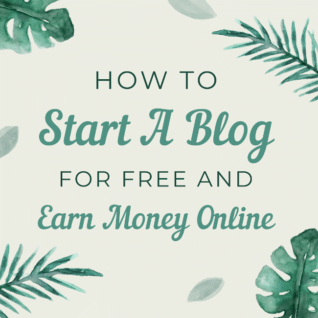 How To Start A Blog For Free And Earn Money Online
