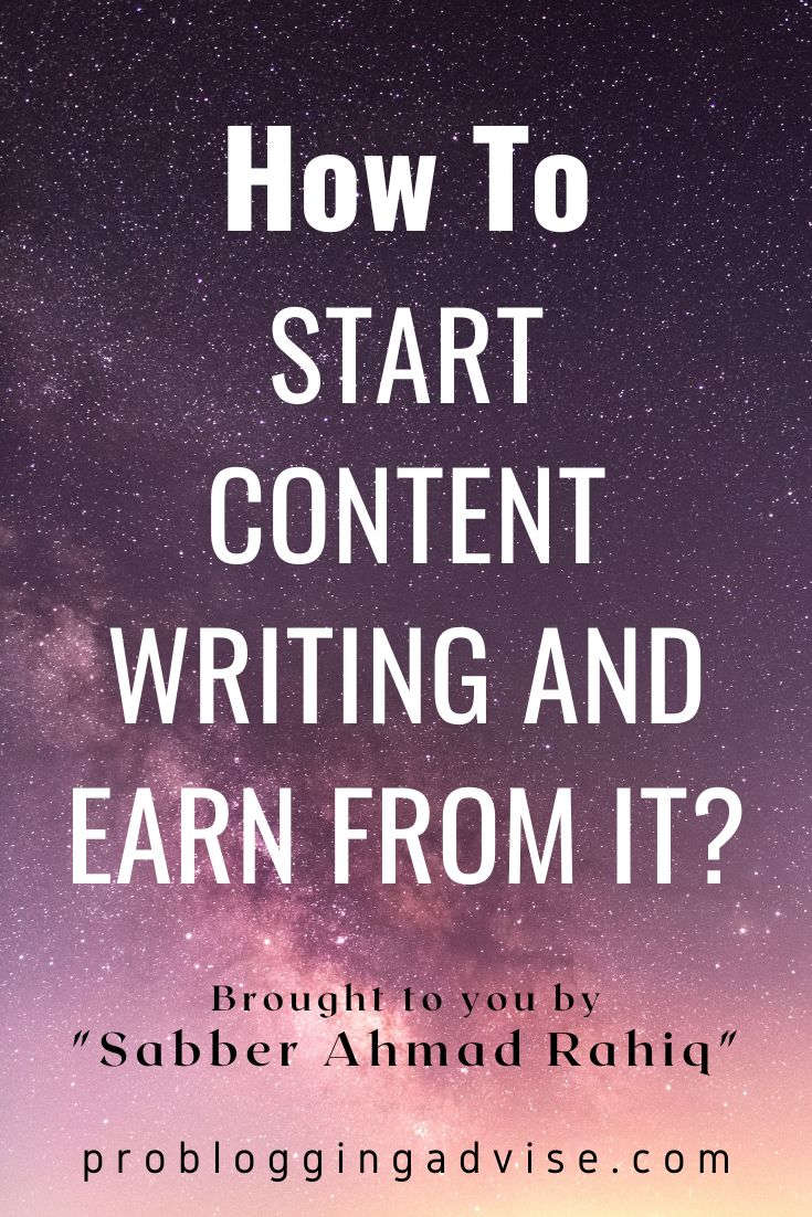 How to Start Content Writing and Earn from it?