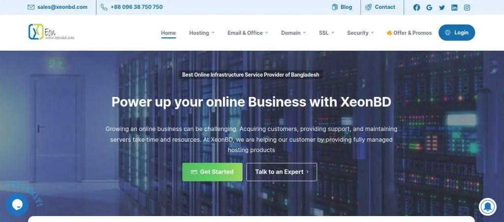 Best Web Hosting Company in Bangladesh: XeonBD